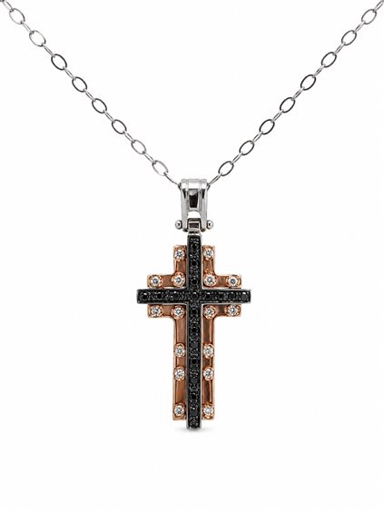 Charm Cianfrone Gioielli Uomo in Oro Diamante Black 0.15 Ct CHOR-11-198 - CHOR-11-198